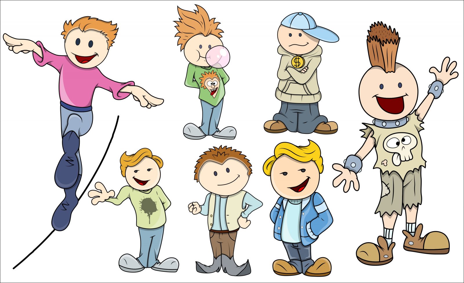 kids-boys-vector-illustrations-SBI-300551708