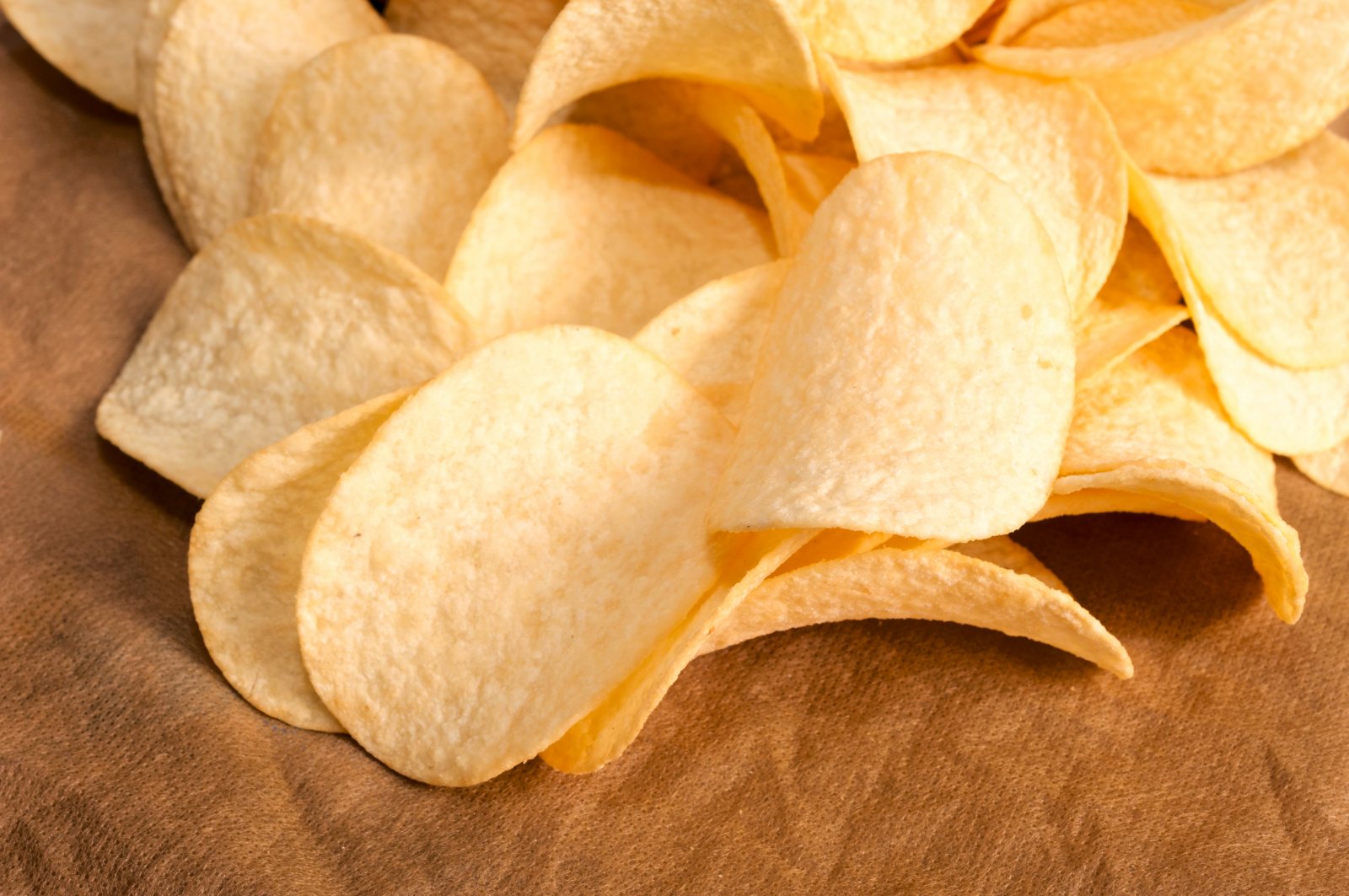 Fresh potato chips
